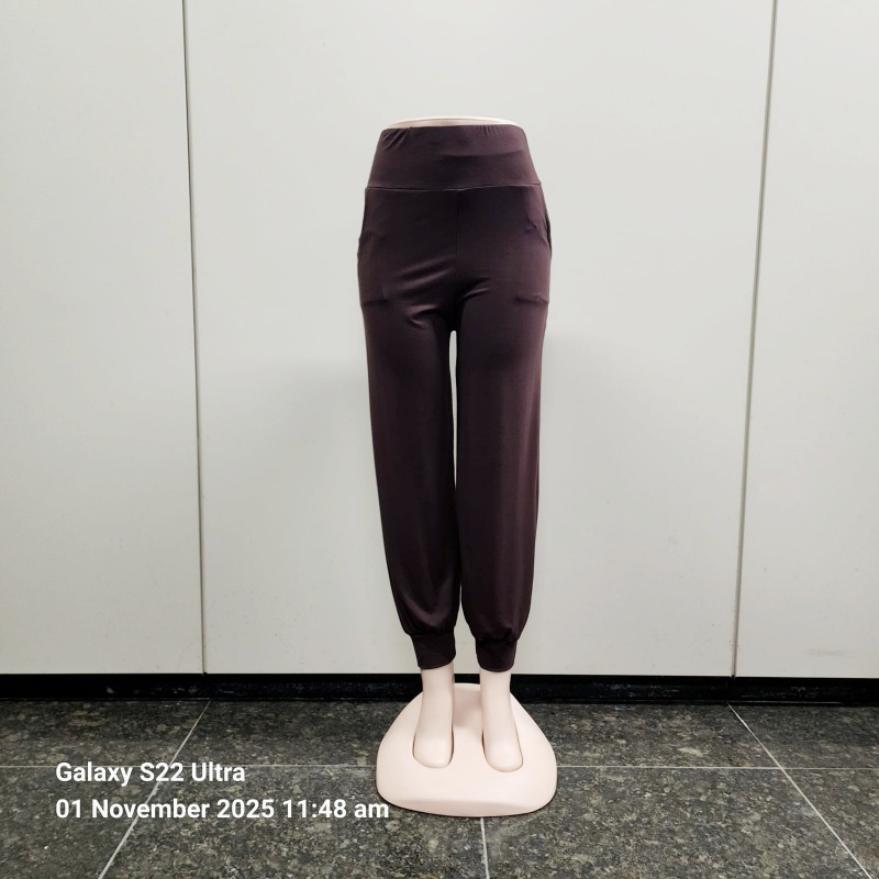 [Stella Fashion]  Ladies Long Alibaba Pant  Plus Size Muslimah Pants High Waist Pants MODAL Bamboo Fibre