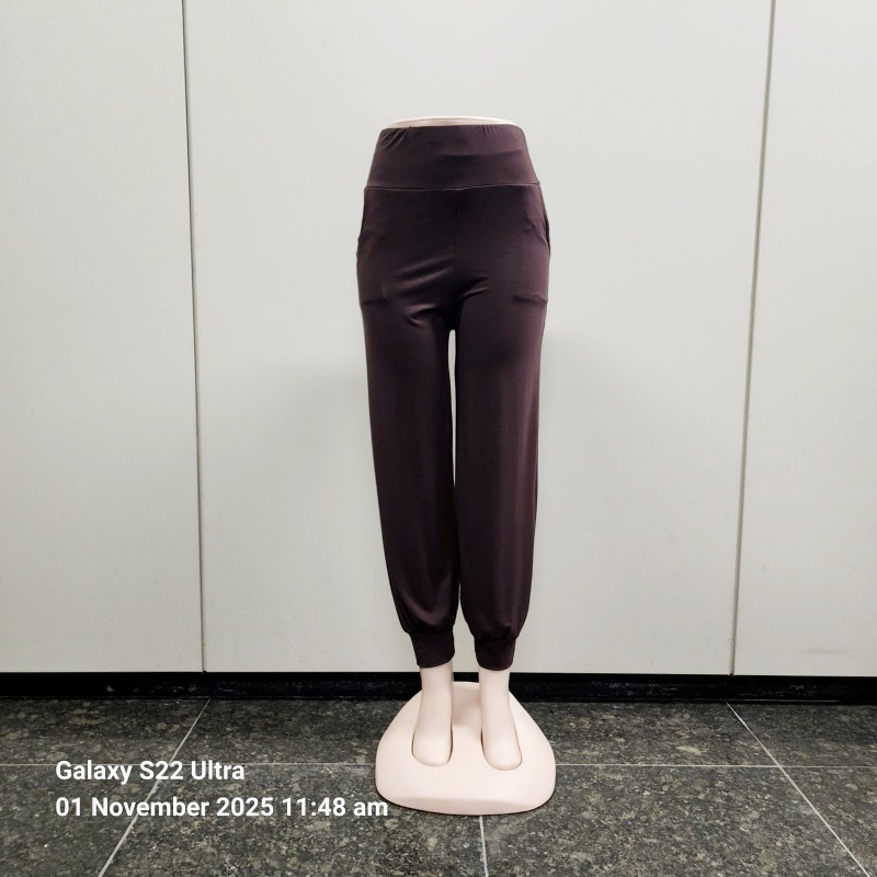 [Stella Fashion]  Ladies Long Alibaba Pant  Plus Size Muslimah Pants High Waist Pants MODAL Bamboo Fibre