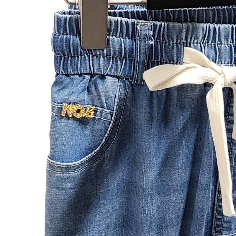 Stella Fashion Tencel Denim Straight-Leg Casual Pants for Women – 2025 Summer Edition l Plus Size l Loose Fit l Slimming l Draped Wide-Leg Pants