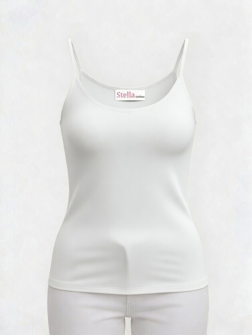[STELLA FASHION] U-Back Spaghetti Strape Tank Tops Korea MODAL + Spand