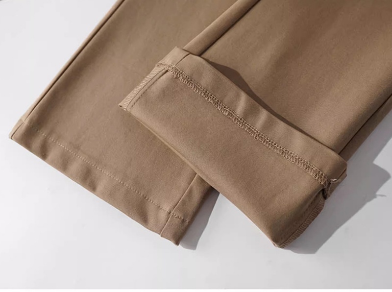 Srella Fashion High Waist Flared Pants – Elegant Commuter Style, Slight Stretch Polyester, Pocket Detail