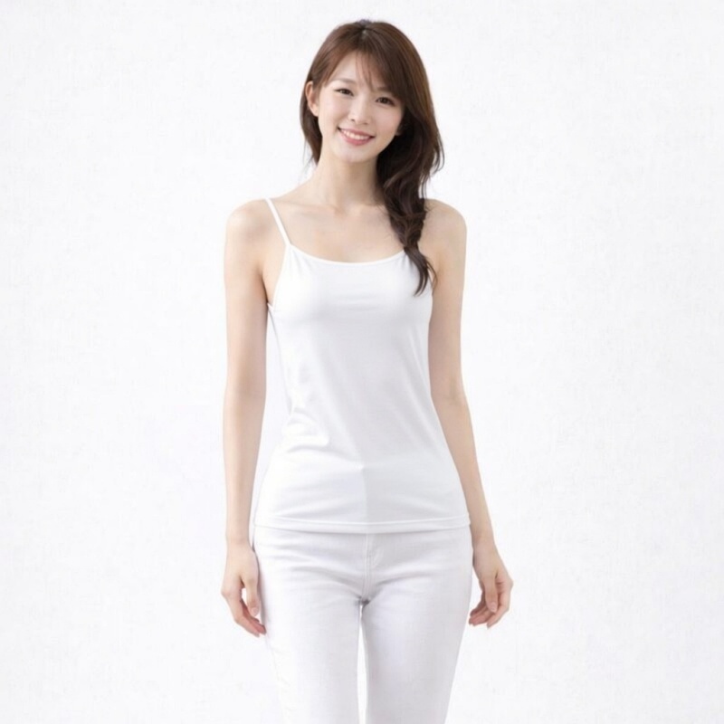 Stella Fashion Women's Tank Tops Camisole MODAL Stretchable Round Neck Singlet 女式背心吊带背心 kamisol rompi wanita