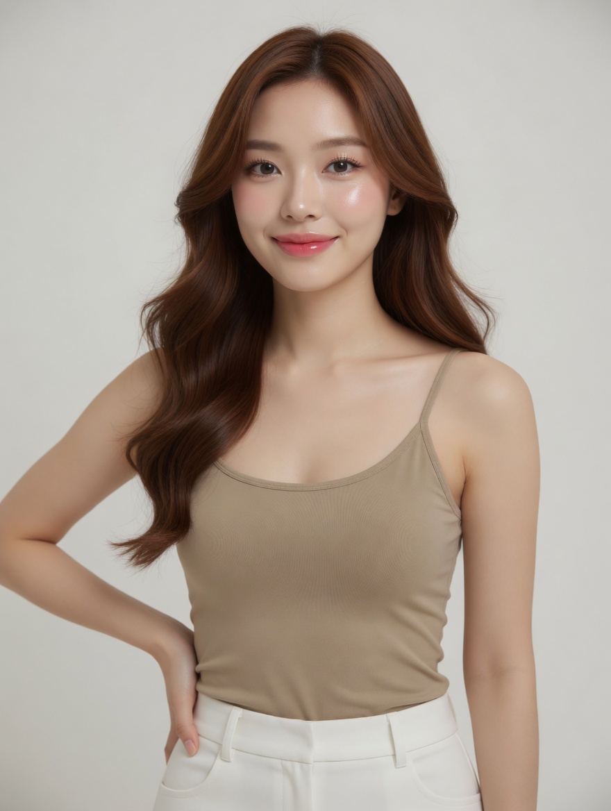[STELLA FASHION]  U-Back Spaghetti Strape Tank Tops  Korea  MODAL + Spandex  Women Plus size Camisoles  M -XL Tanks Tops