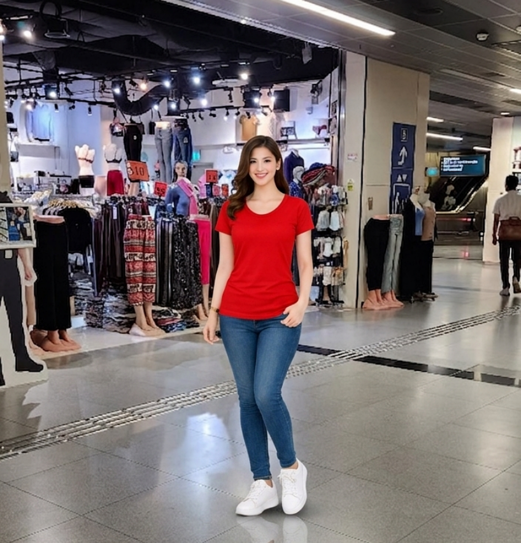 Stella Fashion Women Plus Size Short Sleeved Modal Bamboo fiber T-Shirt Round Neck Slim Casual Solid Color T-shirt