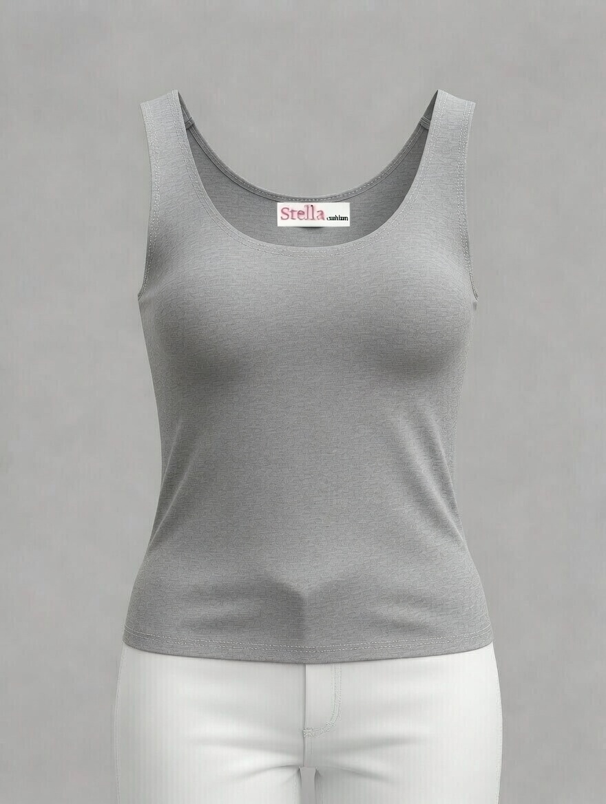 Stella Fashion [M-XL] 95% MODAL Bamboo Fabric Women Tank  Tops Elastic Vest Sexy Plus Size Tanks Camisoles