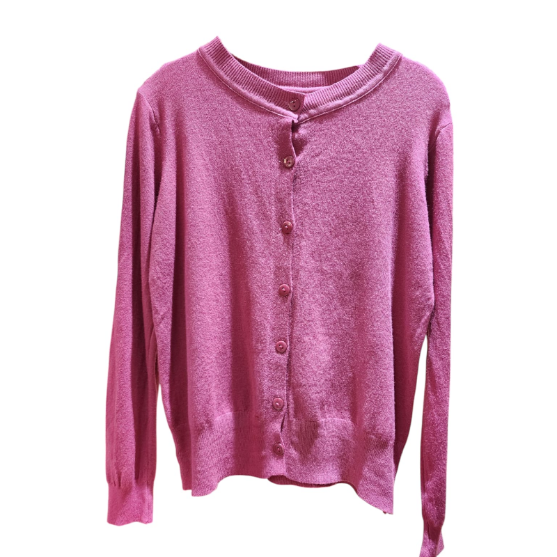 Stella Fashion New Cotton Yarn Knitted Cardigan for Women Long Sleeve Thin Sweater for Autumn 