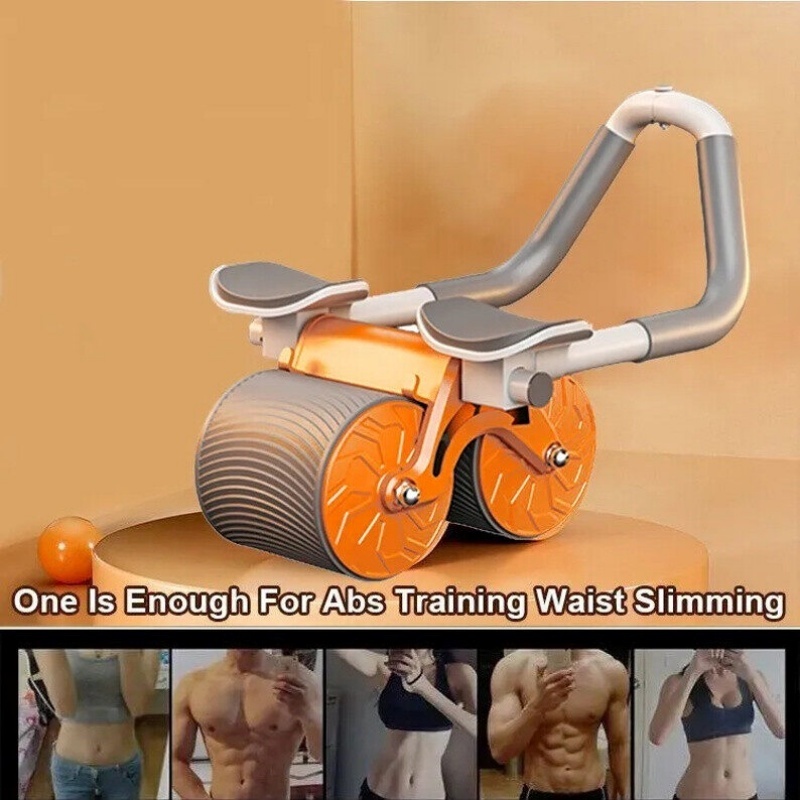 Stella Fashion Automatic Rebound Multi Functional Professional Elbow Support Abs Muscle Exercise Roller