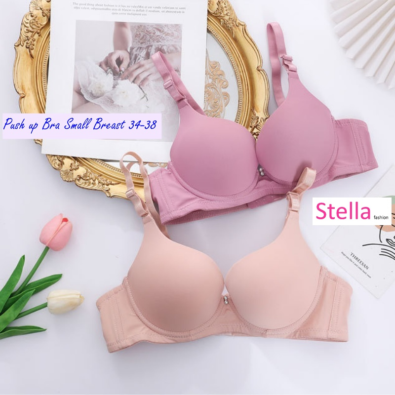 Stella Fashion Push Up Bra Small Breast 34-38 A B Cup Wired Seamless B
