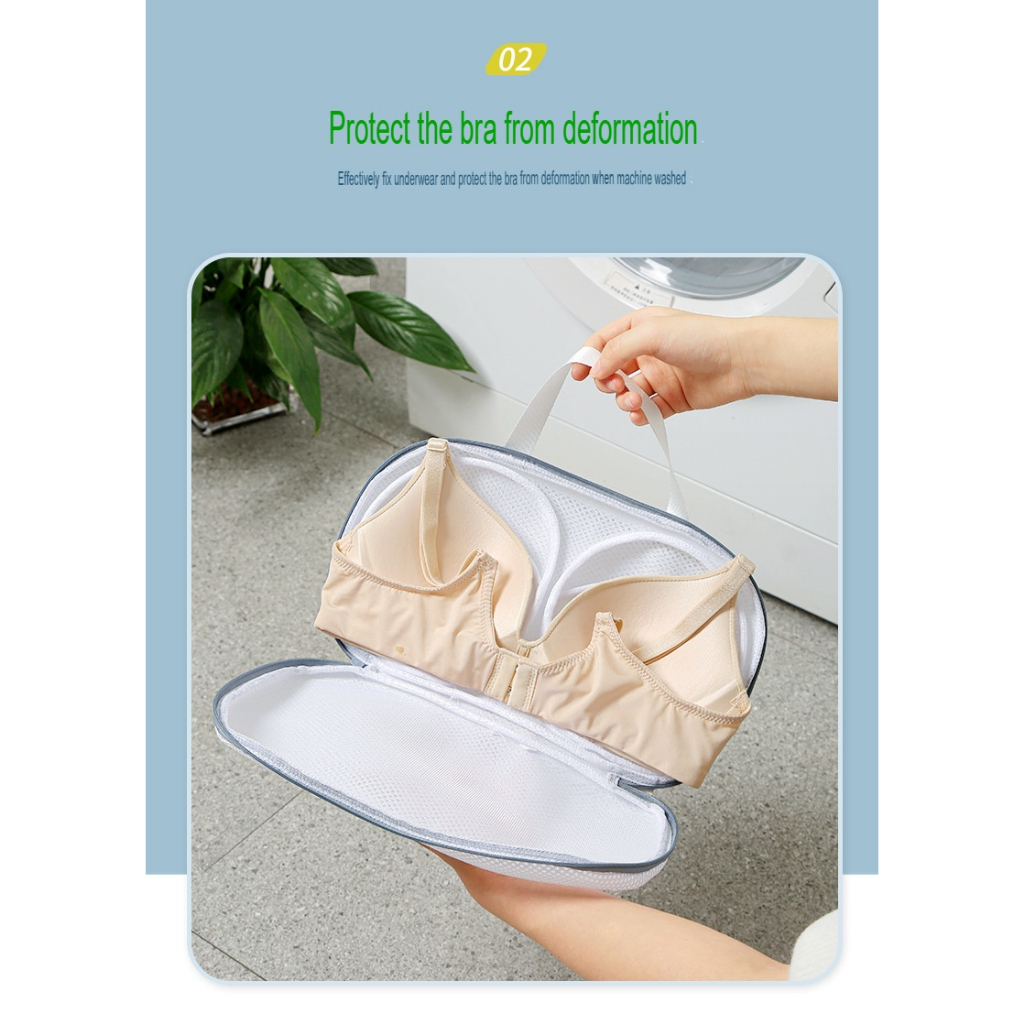 Polyester Mesh Bra Washing Bags for Laundry Anti-Deformation Wash