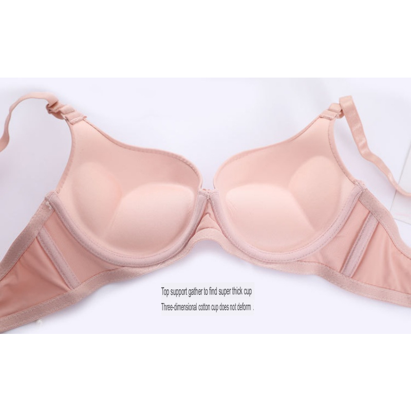 Stella Fashion Push Up Bra Small Breast 34-38 A B Cup Wired Seamless Bra 2 Hook Push Up Bra Ada Besi Bra