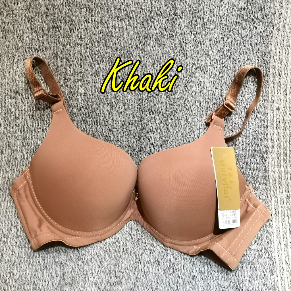 Stella Fashion Push Up Bra Small Breast 34-38 A B Cup Wired Seamless Bra 2 Hook Push Up Bra Ada Besi Bra