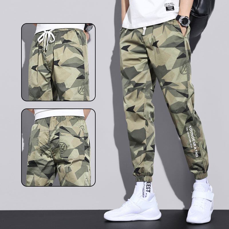 Stella Fashion Men Cargo Pants Korean Fashion Breathable Men Multi Pocket Pants Jogging Pants Sport Pants Man Trousers