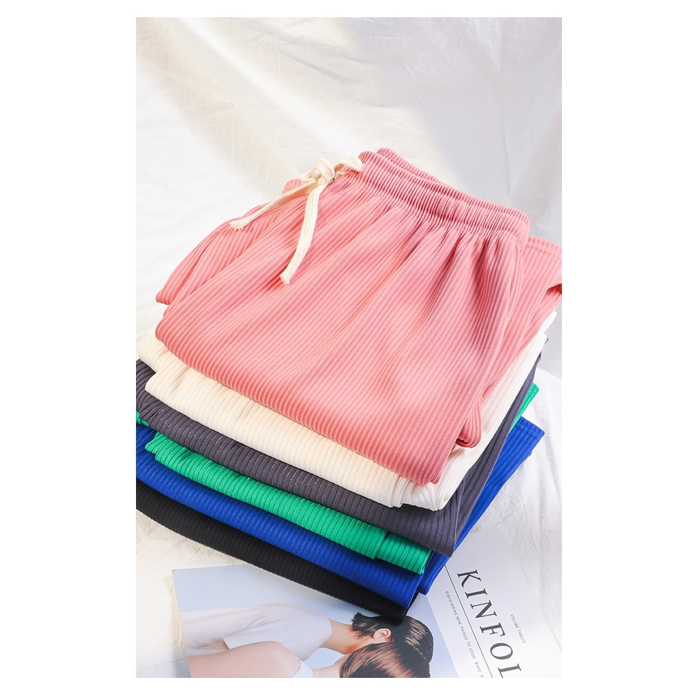 Stella Fashion Women Summer Loose High Waist Casual Pants Straight leg long pants