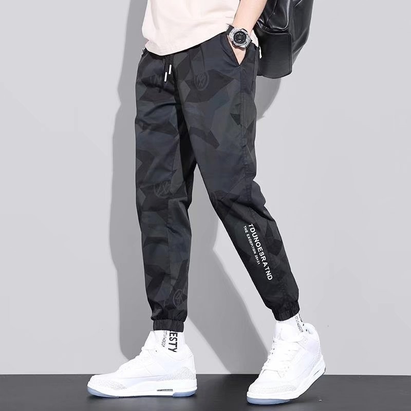 Stella Fashion Men Cargo Pants Korean Fashion Breathable Men Multi