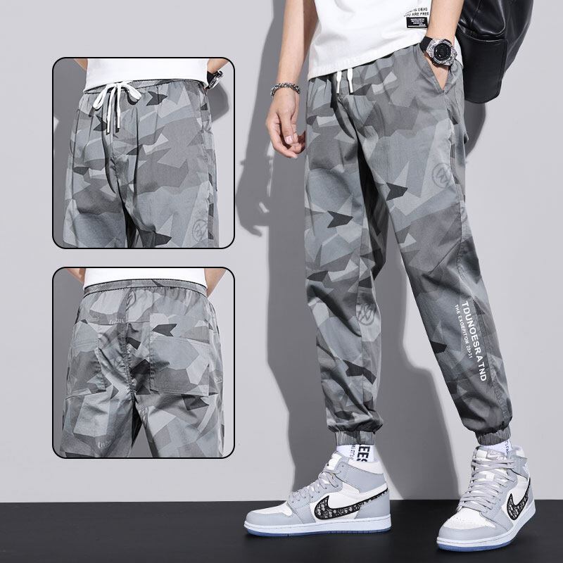 Stella Fashion Men Cargo Pants Korean Fashion Breathable Men