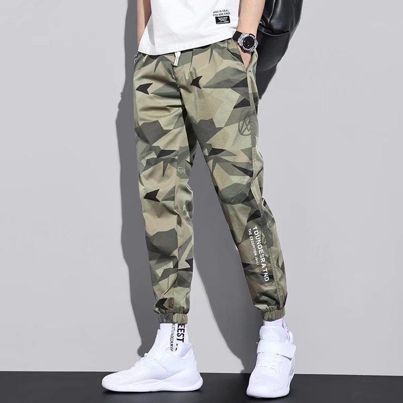 Stella Fashion Men Cargo Pants Korean Fashion Breathable Men Multi Pocket Pants Jogging Pants Sport Pants Man Trousers