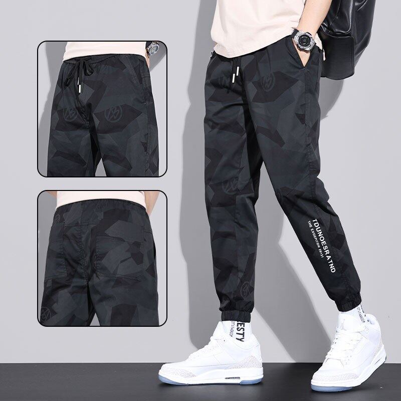 Stella Fashion Men Cargo Pants Korean Fashion Breathable Men Multi Pocket Pants Jogging Pants Sport Pants Man Trousers