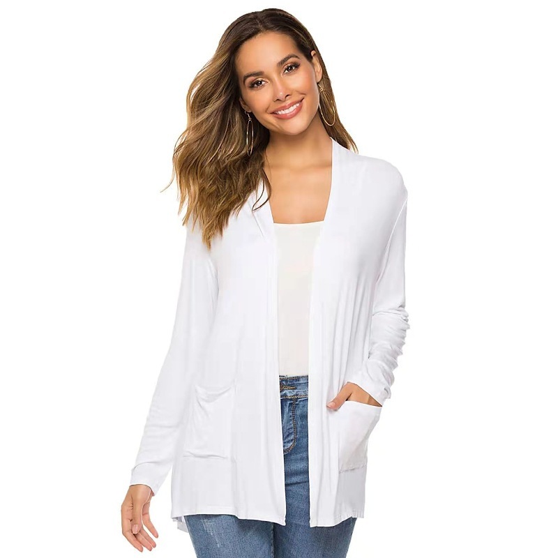 Stella Fashion Ladies Cardigan for Office Sweater Long Sleeved Women Bamboo Fibre Outer Wear