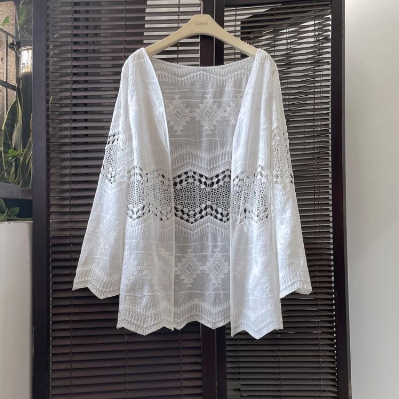 Stella Fashion Knitted Sunscreen Cardigan Thin Style Women Loose Outer
