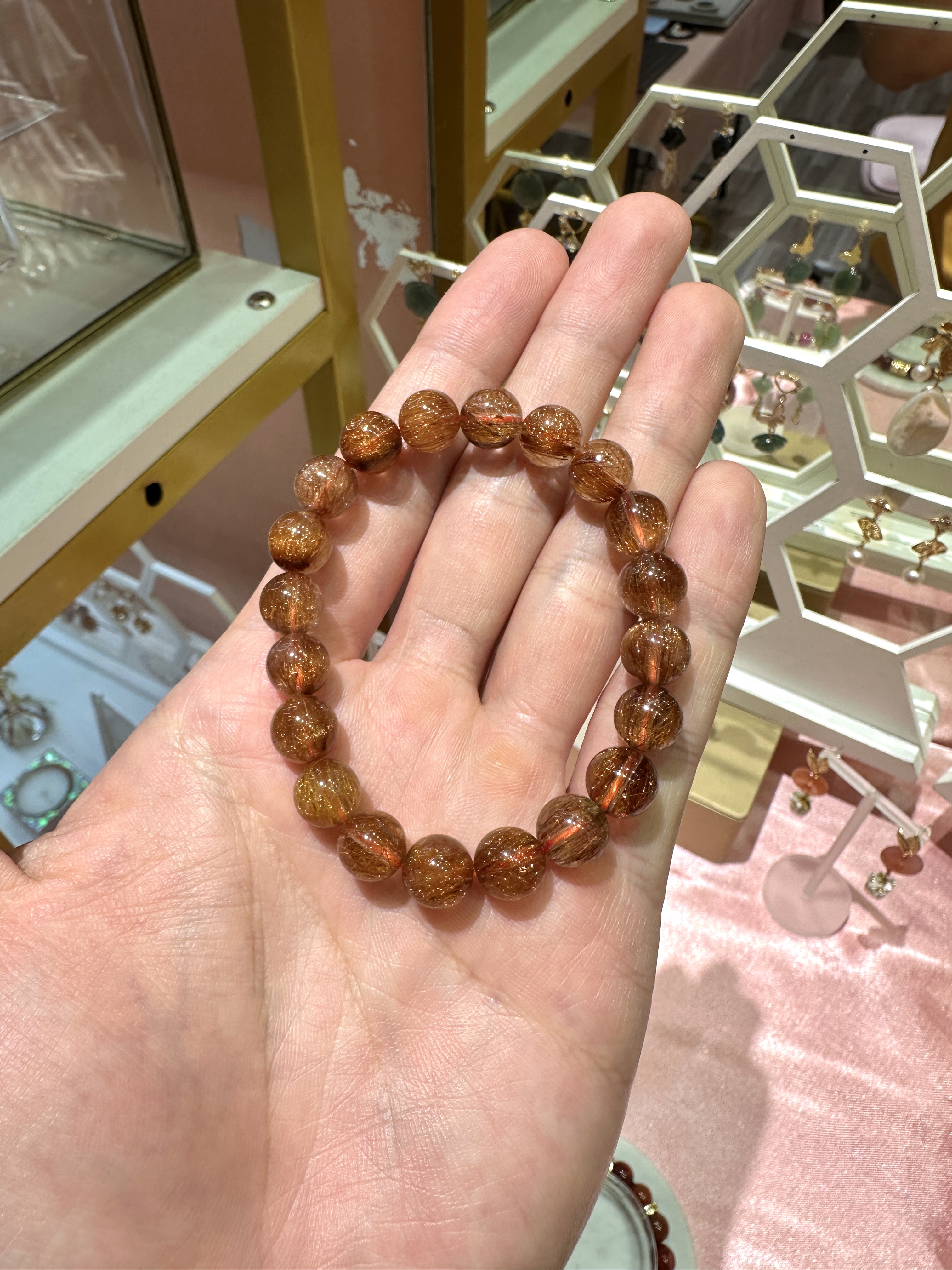 Copper Rutile Bracelet (Collector's Grade)