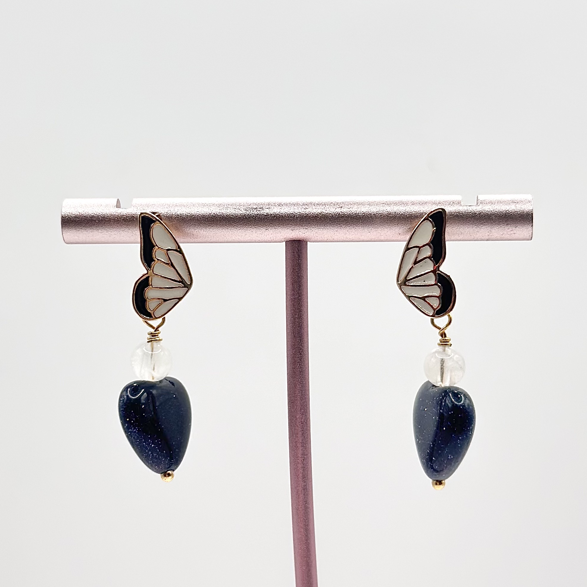 Midnight Butterfly Earring