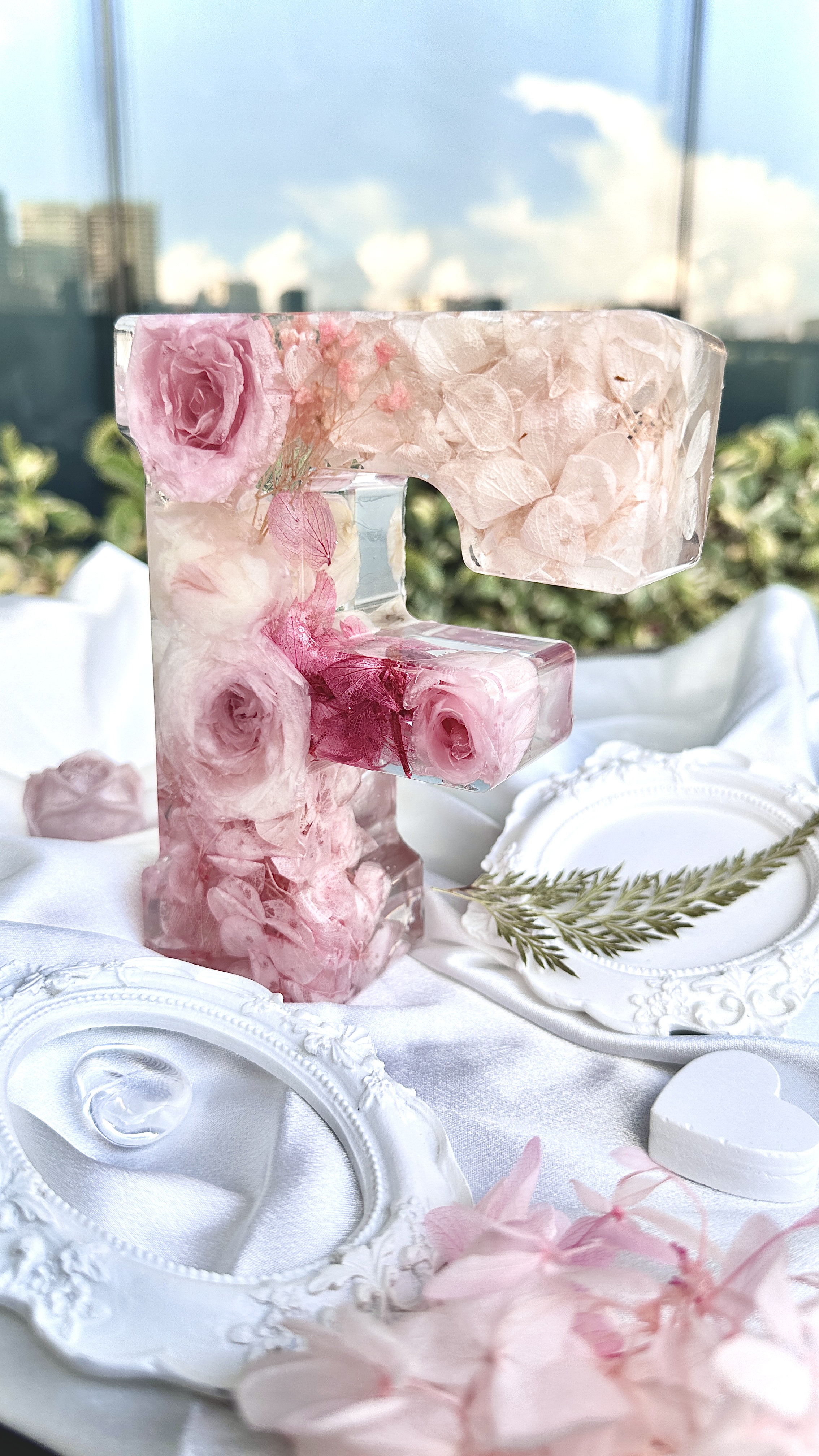 Floral Resin Initials Workshop