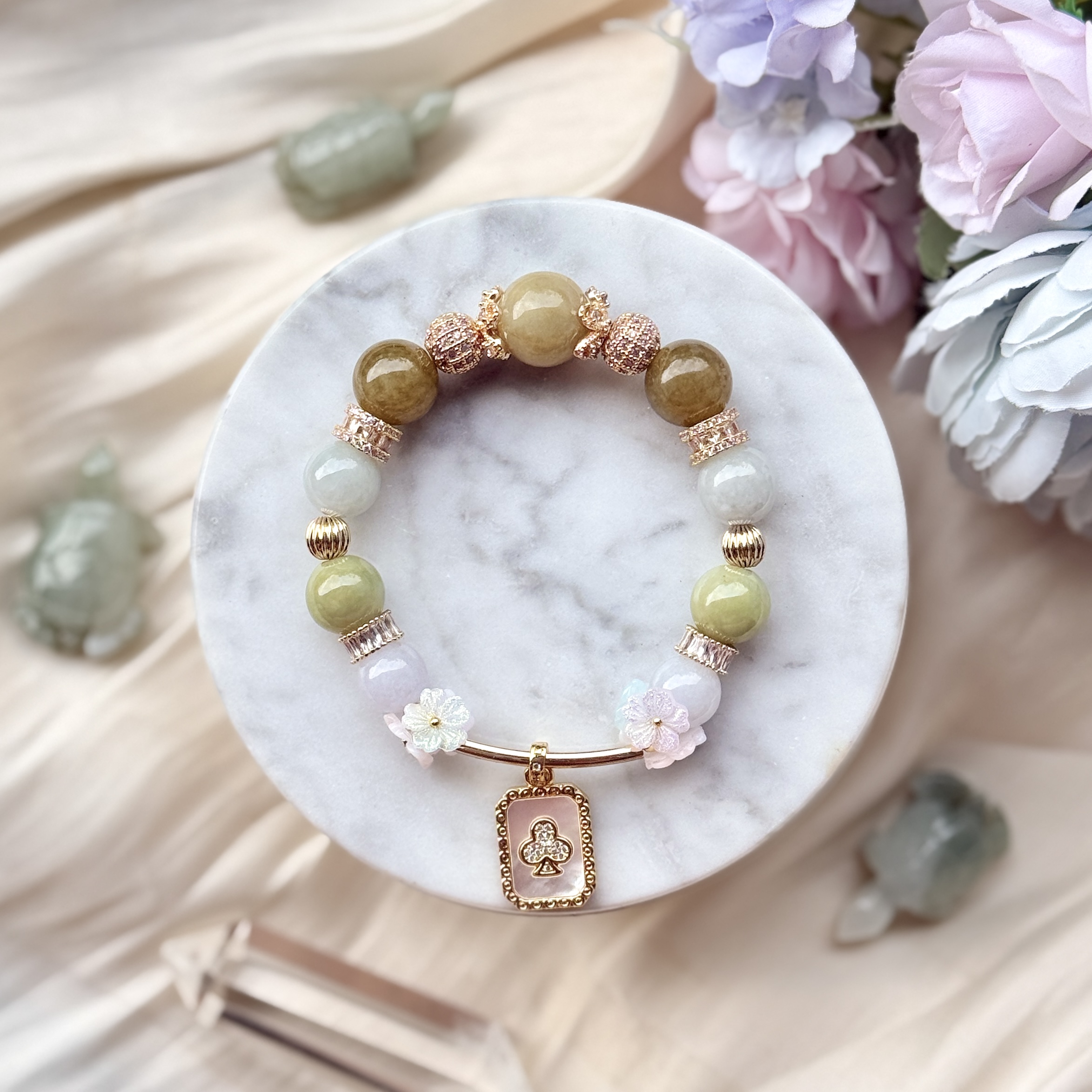 Jade Quarter Bracelet