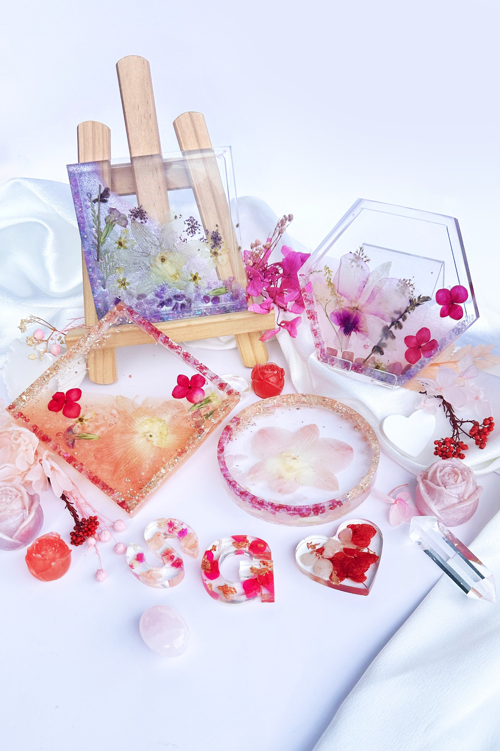 Orchid Gemstone Coaster Workshop [SG Cultural Pass Approved]