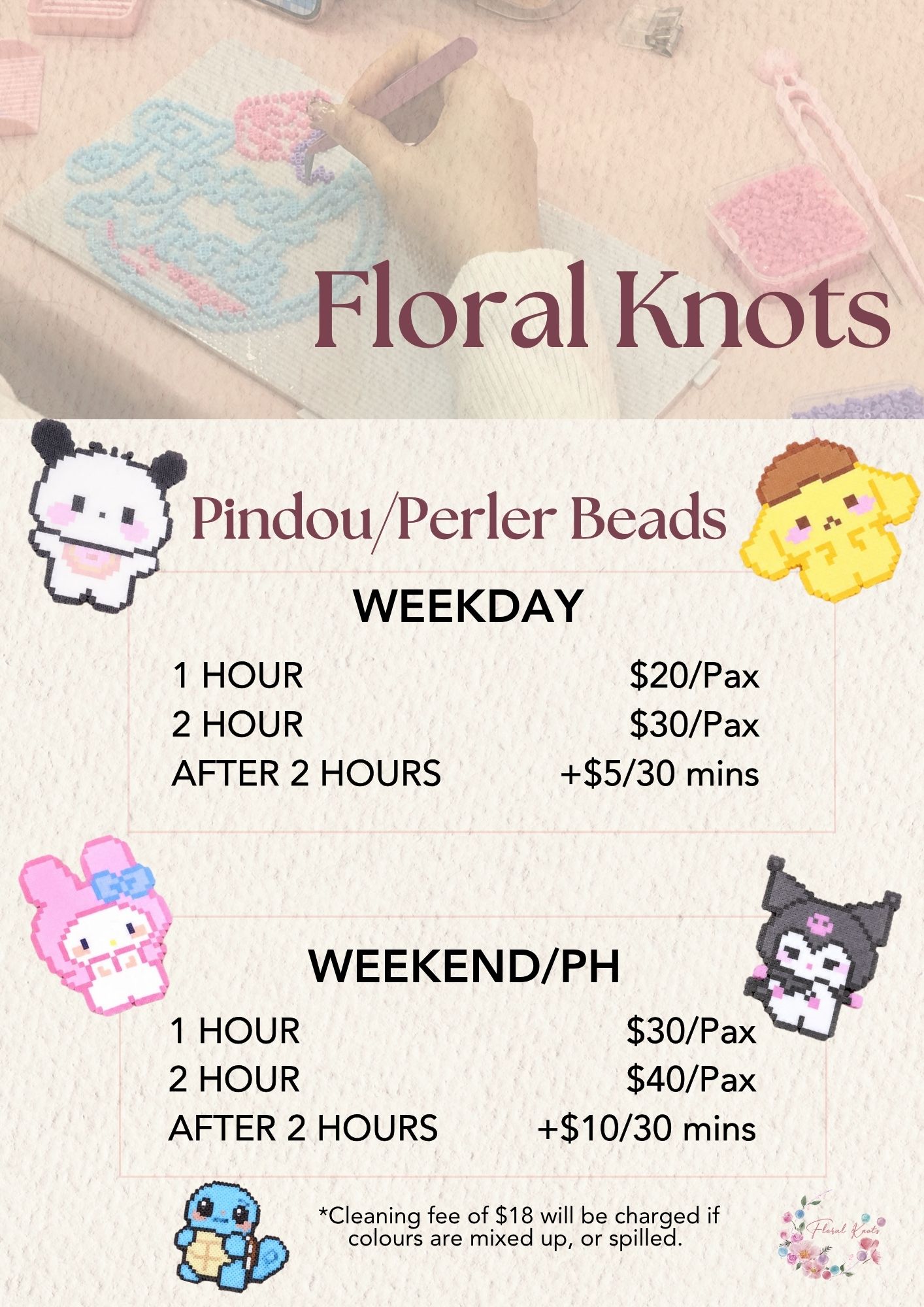 Pindou/Perler Beads Workshop