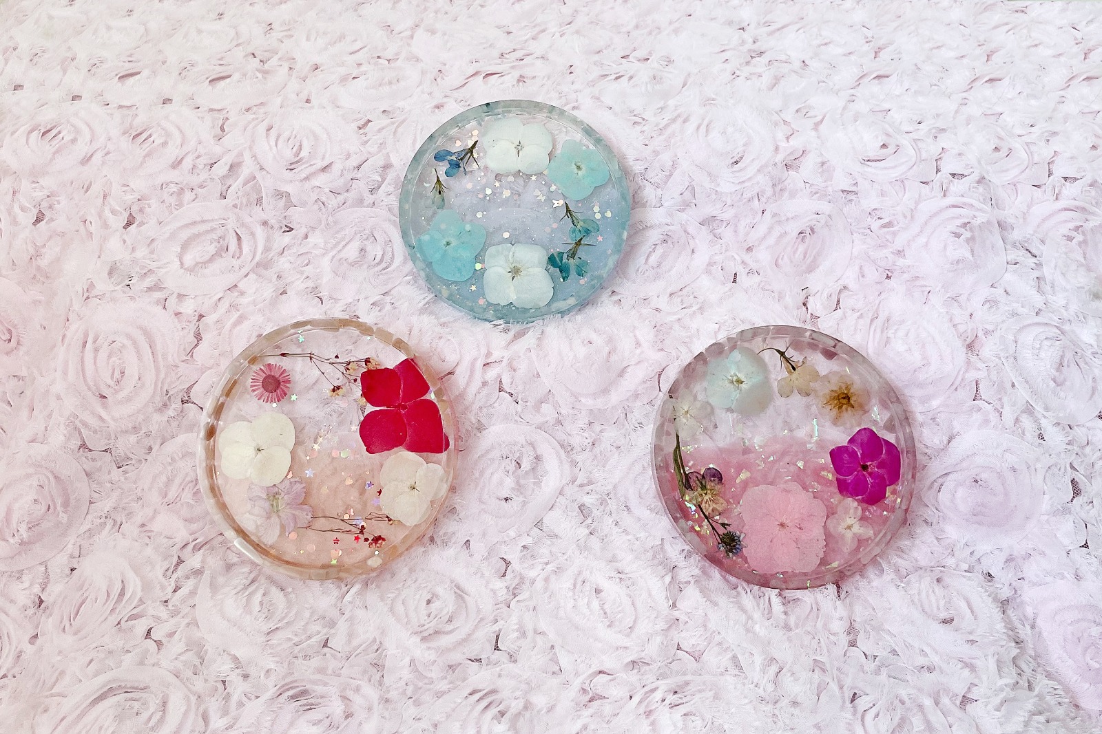 Couple Gemstone Floral Coaster Workshop