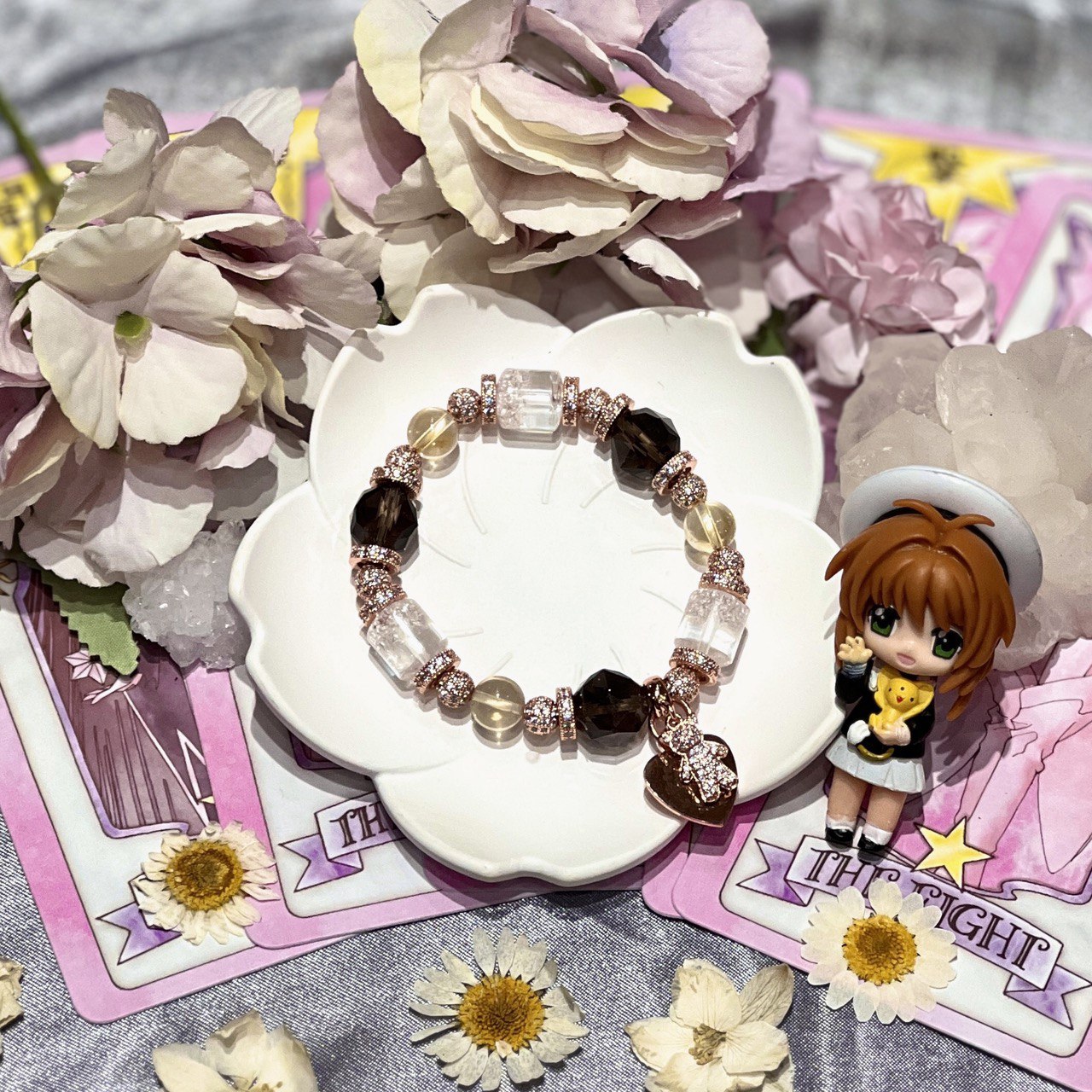 Sakura Goes to School Full Bracelet - Rose Gold