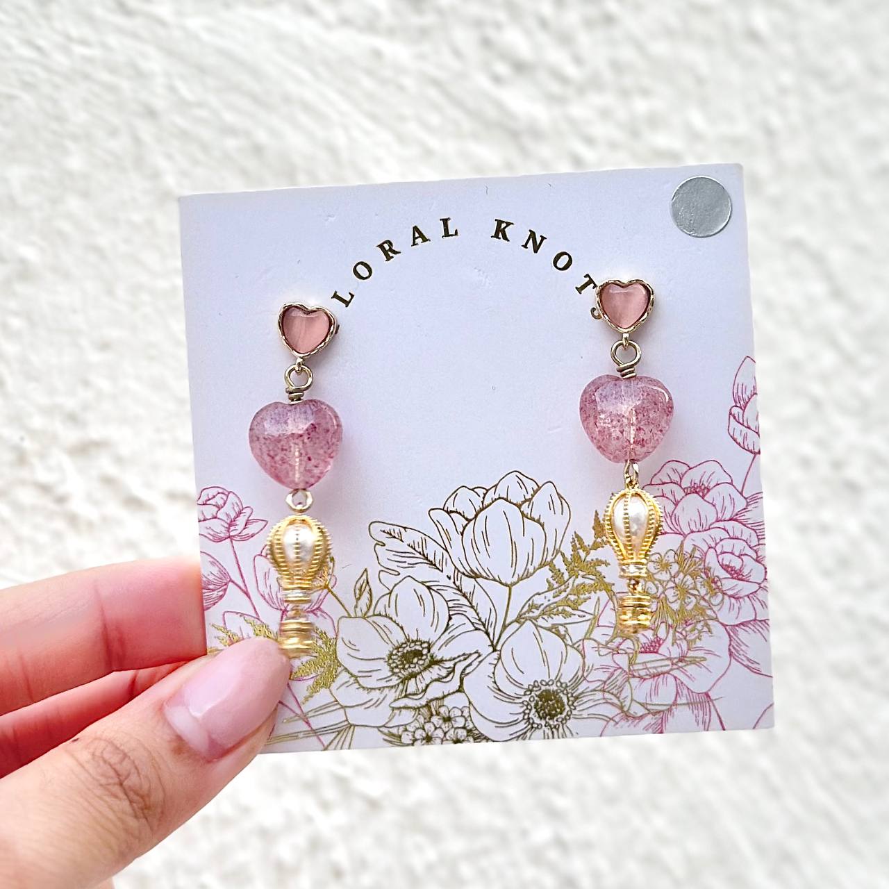 Hot Air Balloon Love Earring