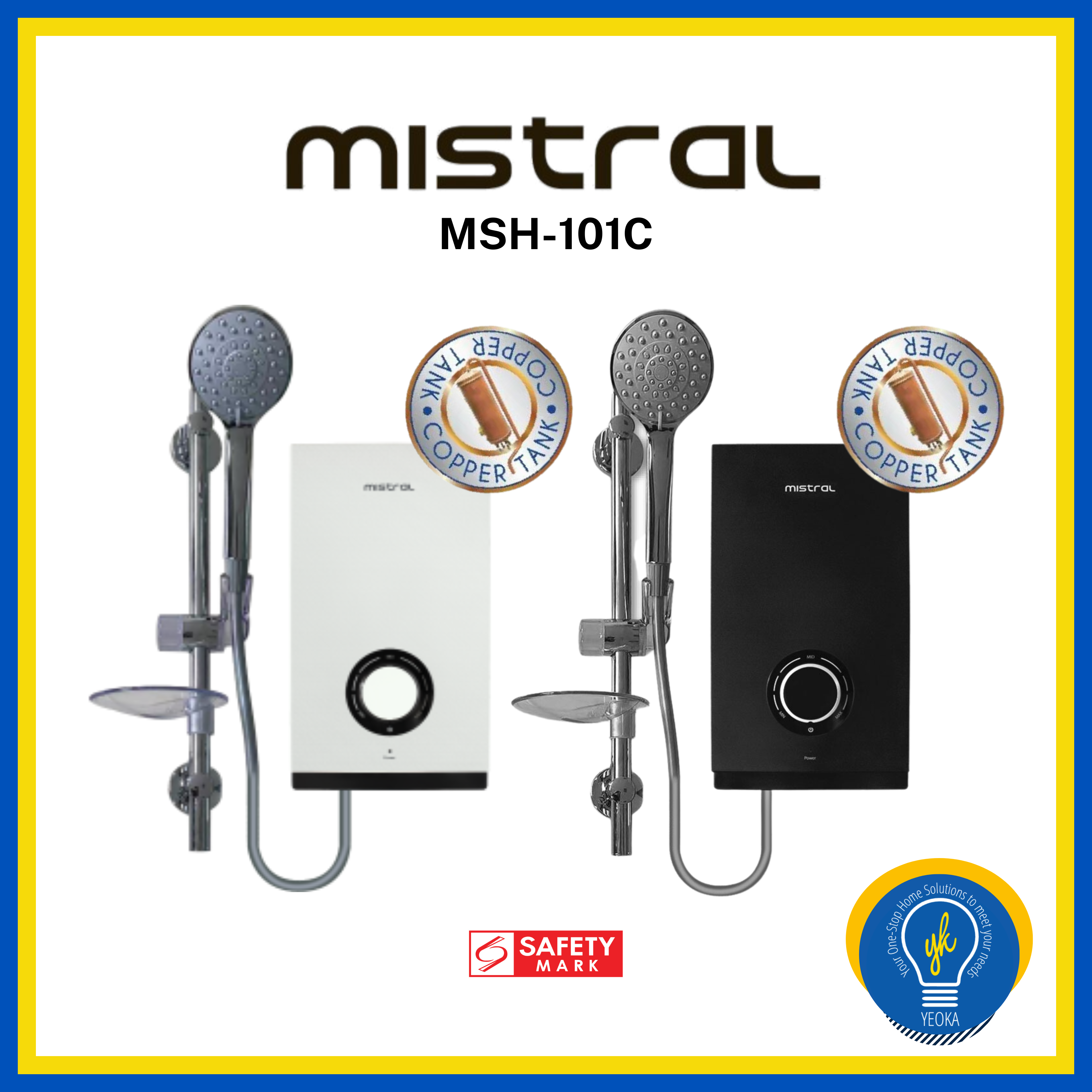 MISTRAL MSH101C Instant Shower Heater