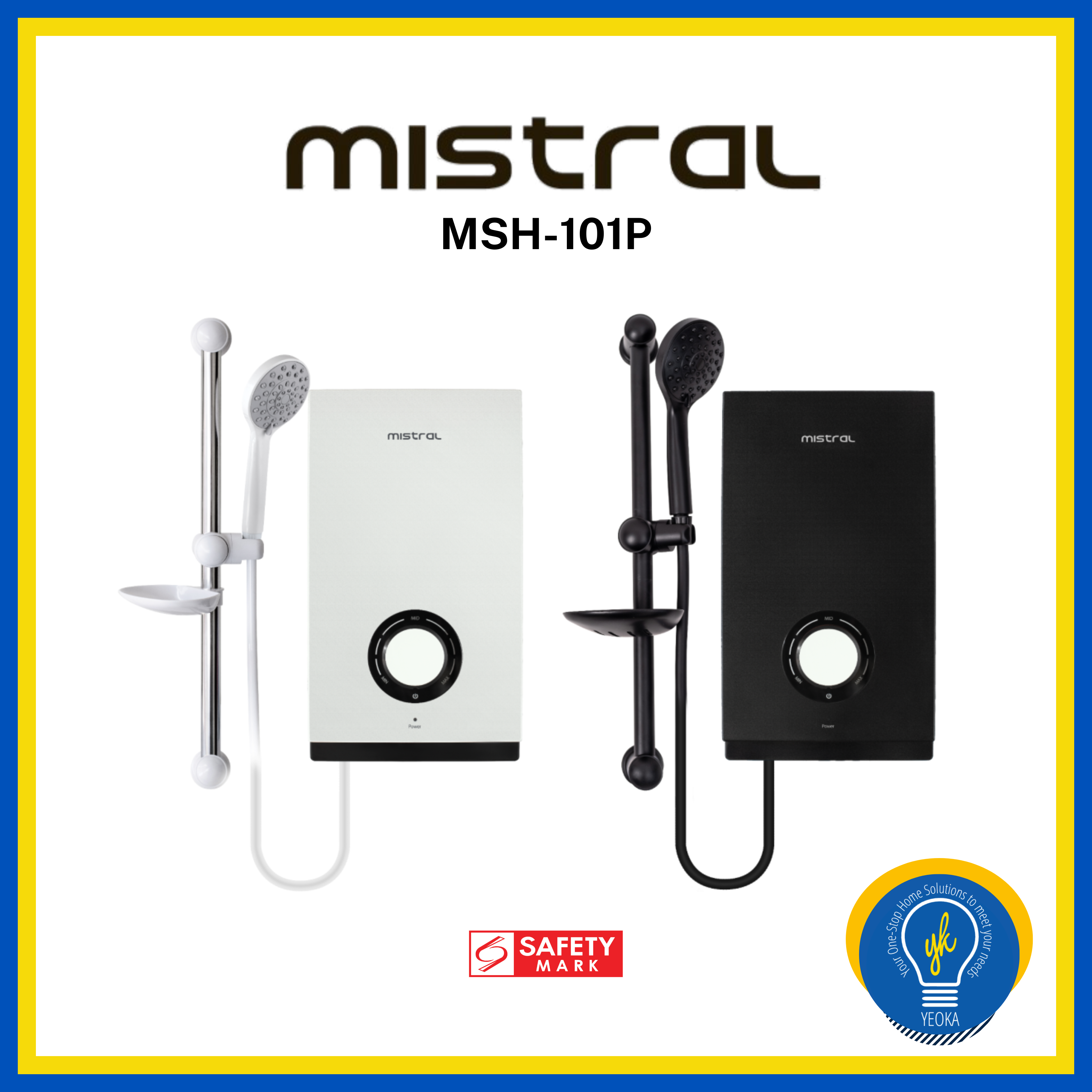 MISTRAL MSH101P Instant Shower Heater