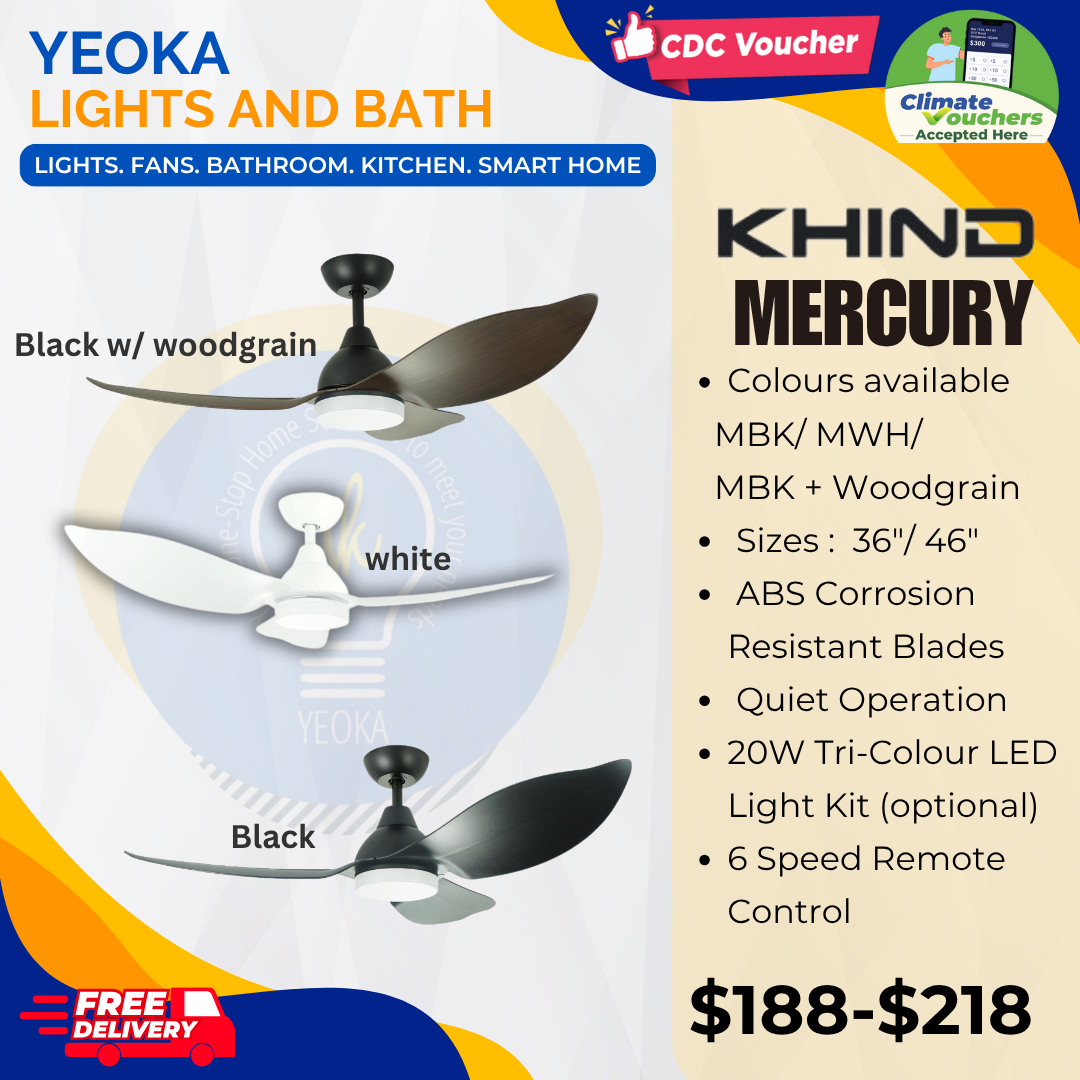 KHIND Ceiling Fan Mercury