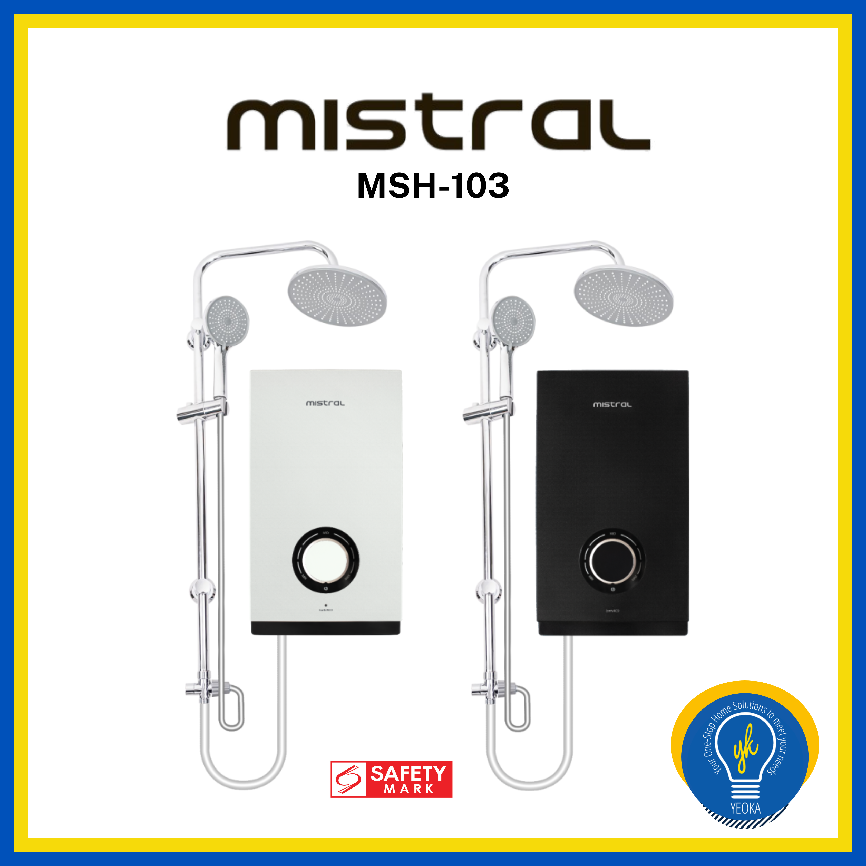 MISTRAL MSH103 Instant Shower Heater