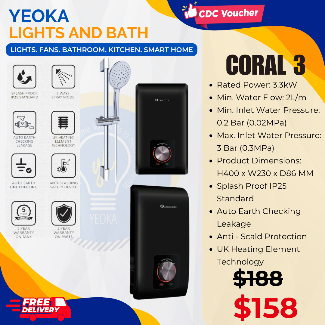 Decco Coral 3 Instant heater 