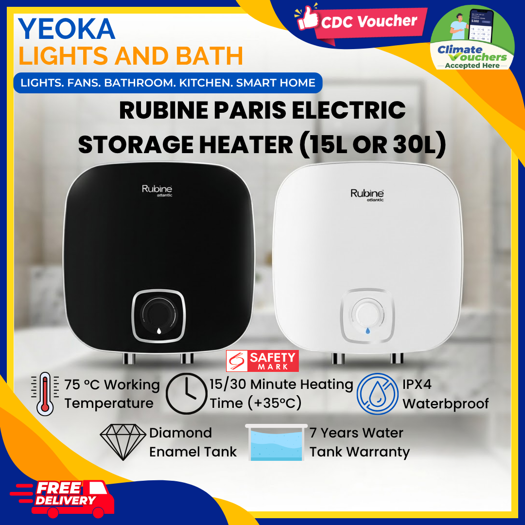 Rubine x Atlantic Paris 15L/30L Storage Heater