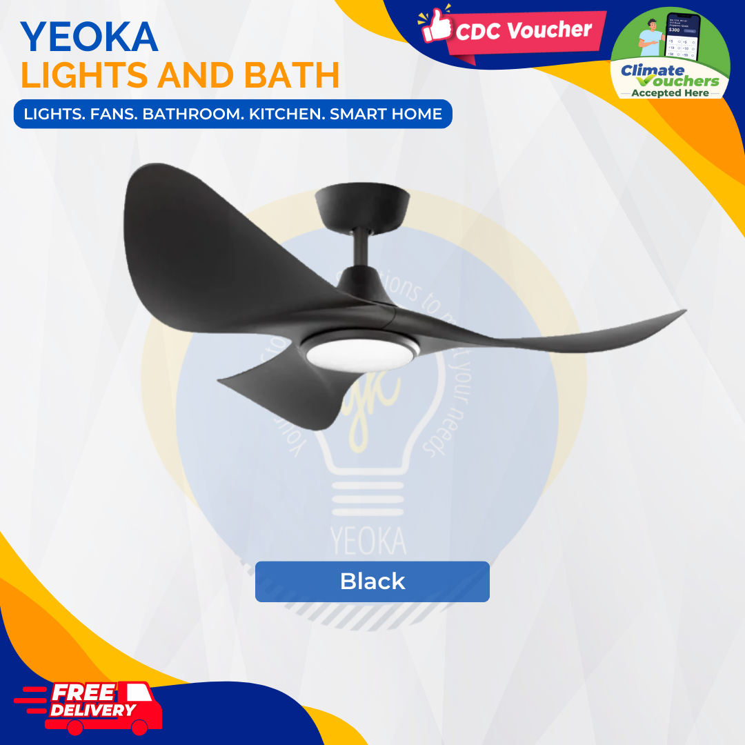 ALASKA Ceiling Fan Aerahaus B.U.R.A/H 43 Inch