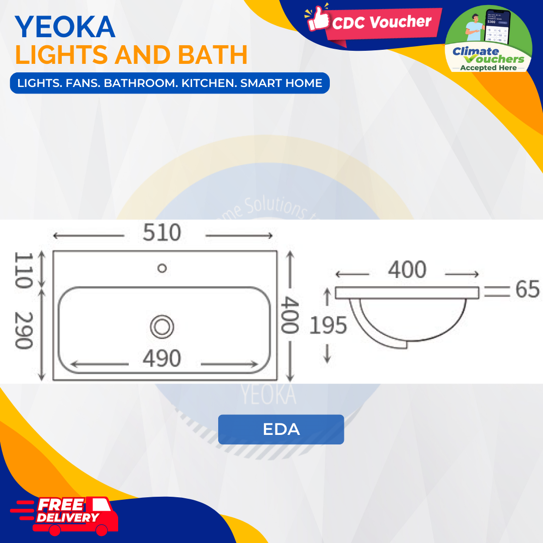 Cubi Cube Reed Basin Cabinet (Door Series)