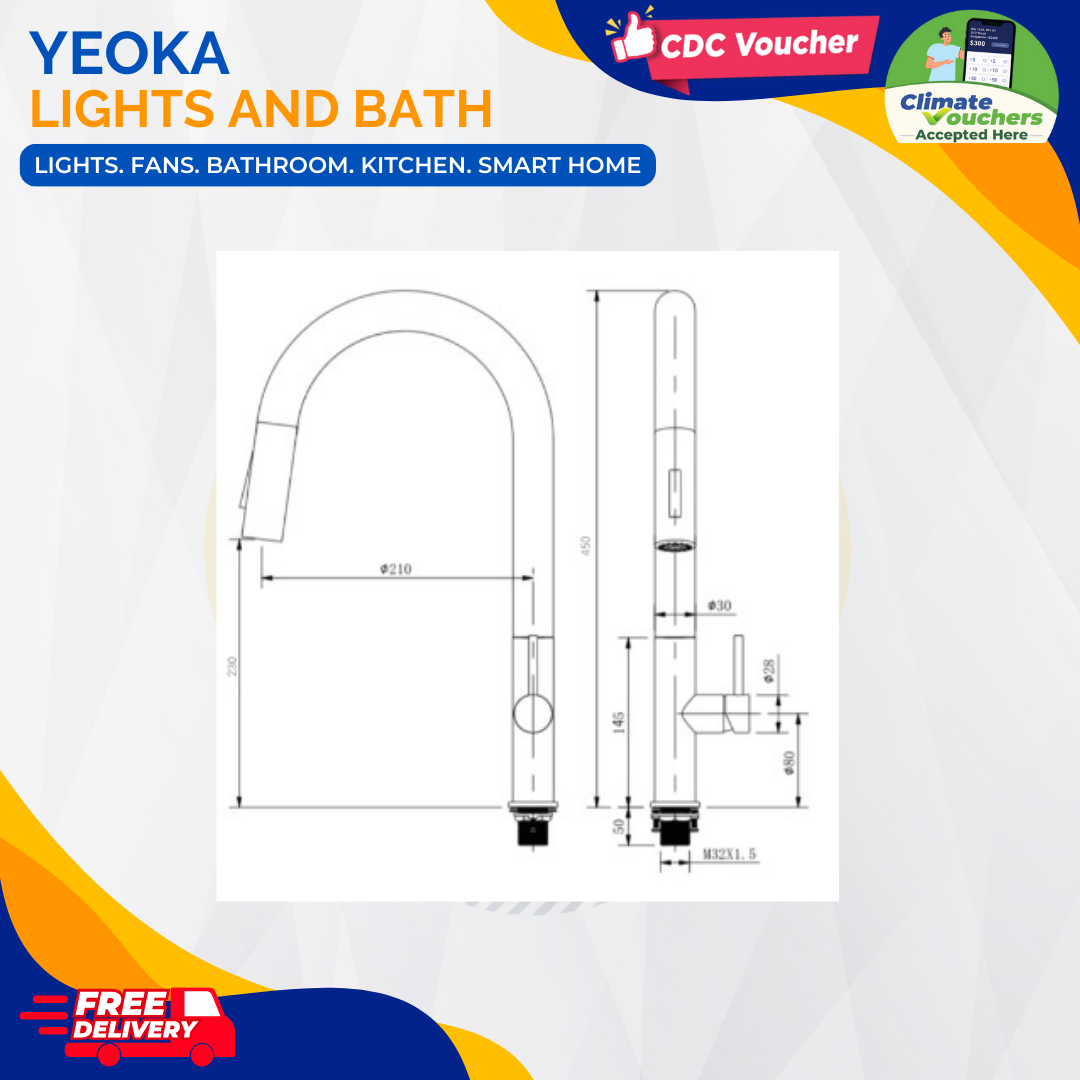 AALTO KITCHEN SINK TAP KOLD SERIES 9101