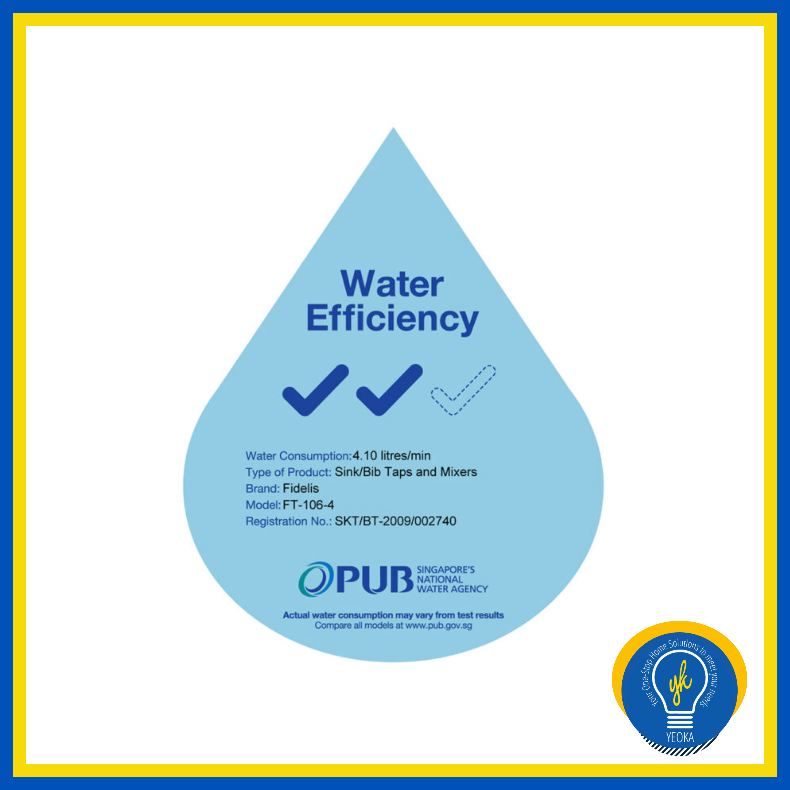 FIDELIS Two-Way Tap FT-106-4