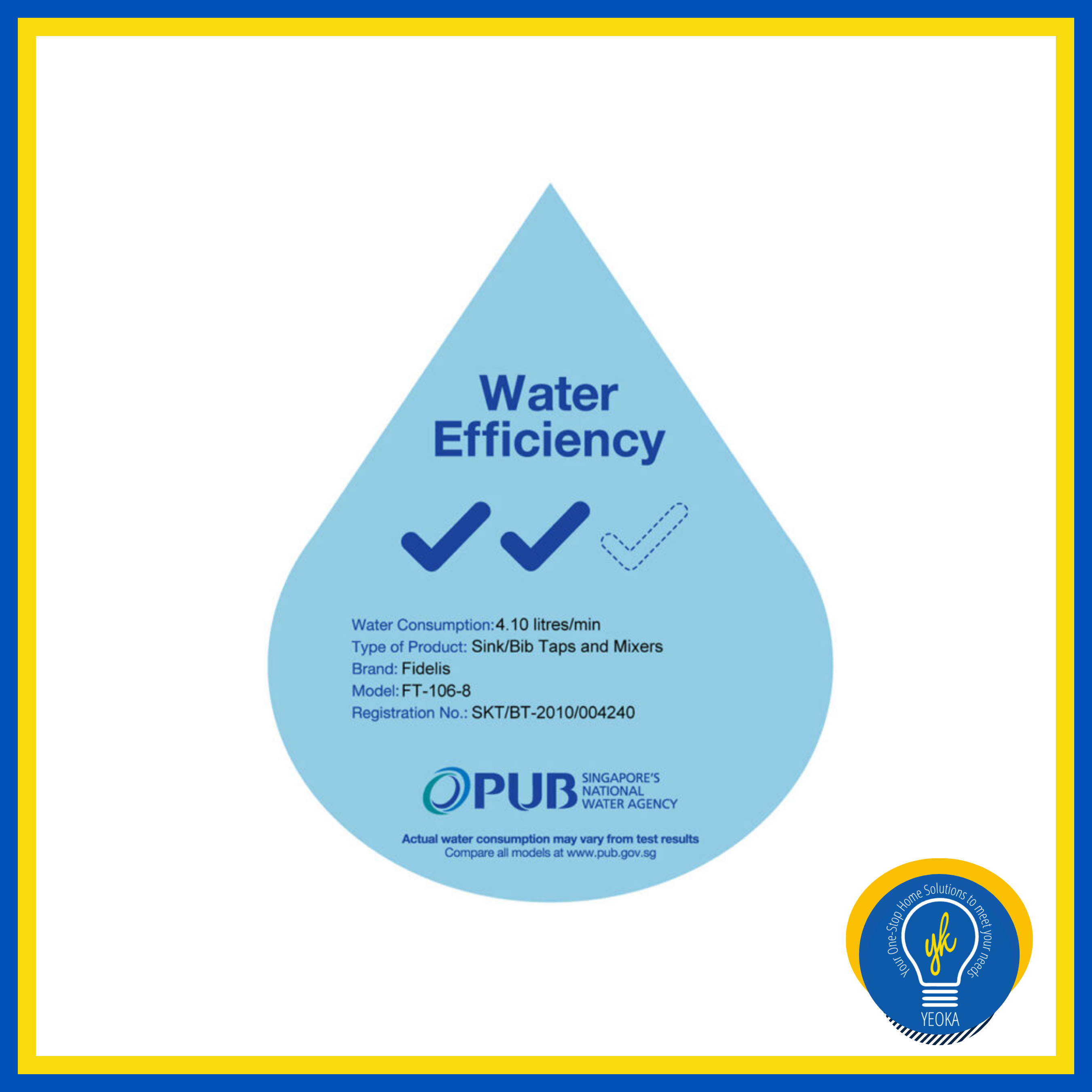 FIDELIS Two-Way Tap FT-106-8