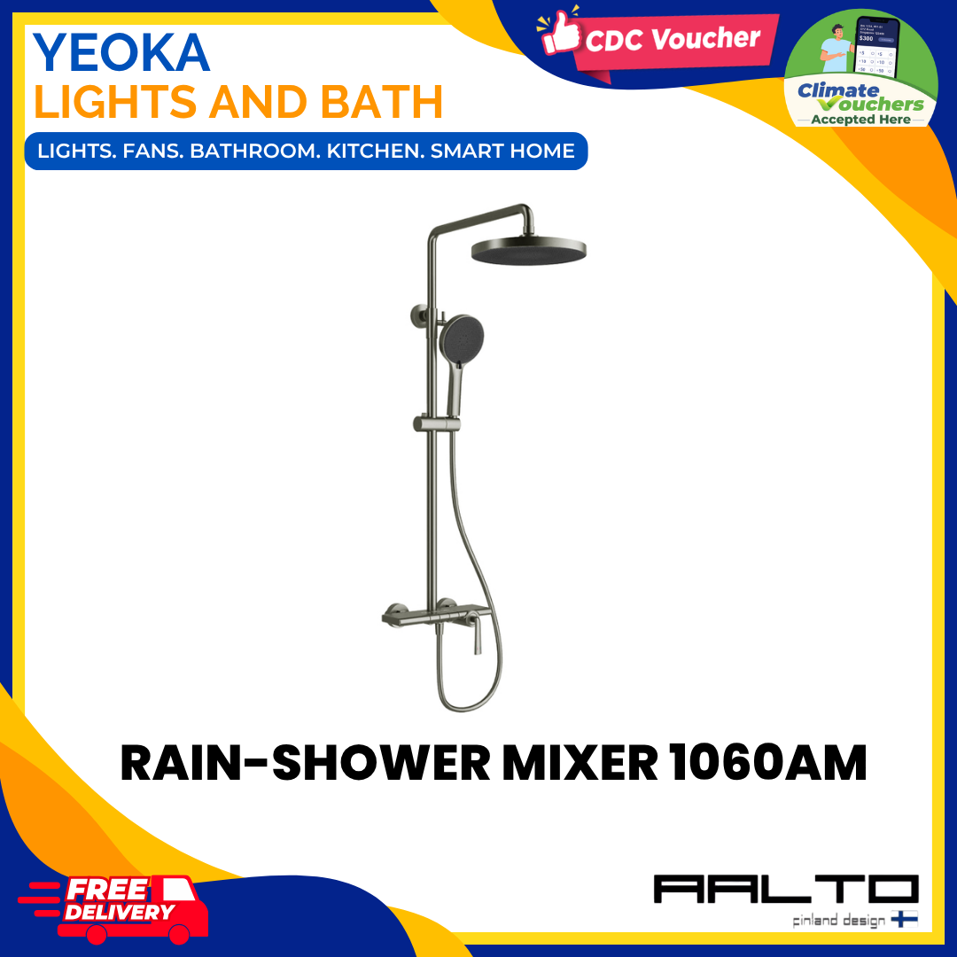 AALTO 1060A Modern Rainshower Mixer Set