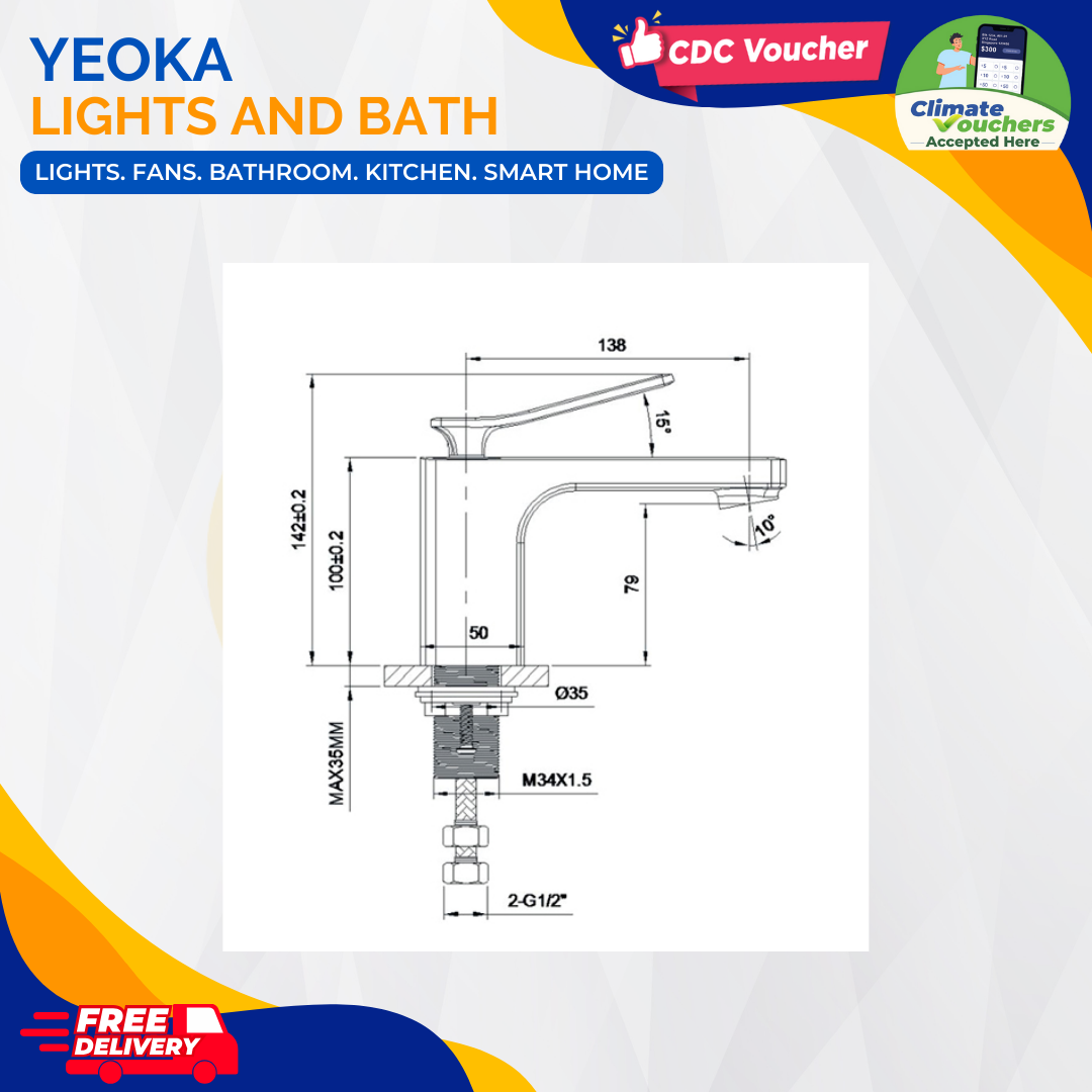 AALTO BASIN MIXER TAP TIME SERIES 1095