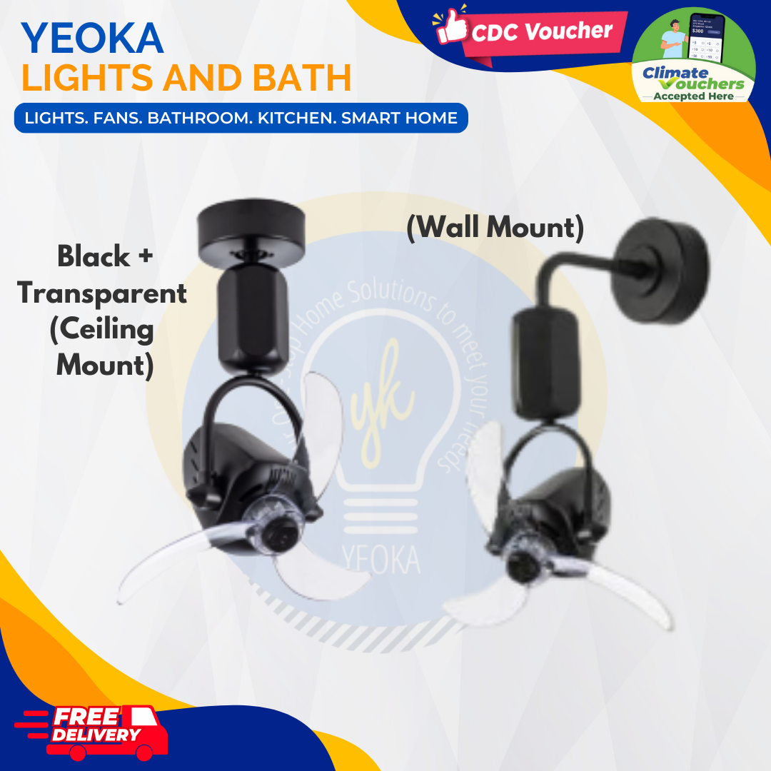 FANCO Corner Fan VINO DC Motor (18") Ceiling Mounted