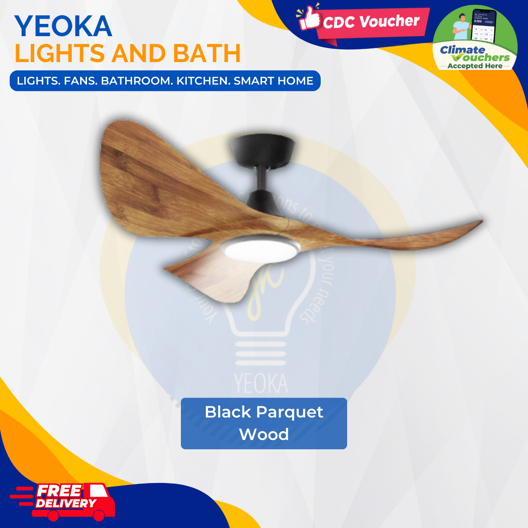 ALASKA Ceiling Fan Aerahaus B.U.R.A/H 43 Inch