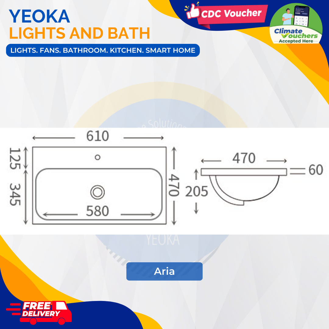 Cubi Cube Curvo Basin Cabinet (Door Series)