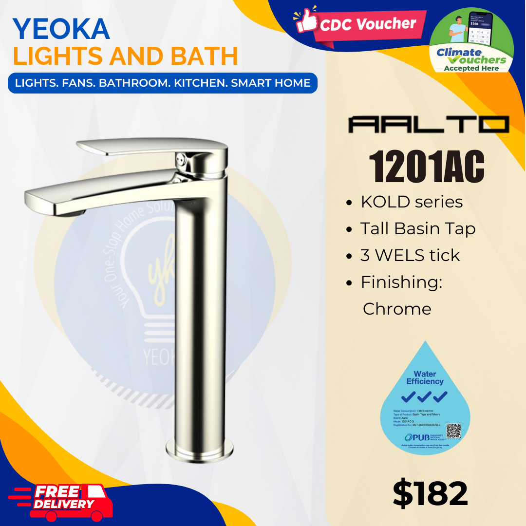 AALTO BASIN COLD TAP KOLD SERIES 1201AC