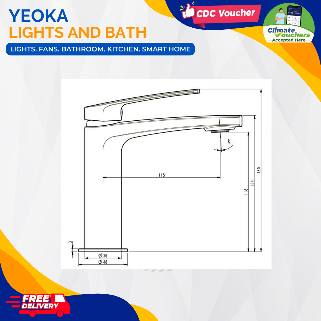 AALTO Single Lever Basin Tap 1202AC